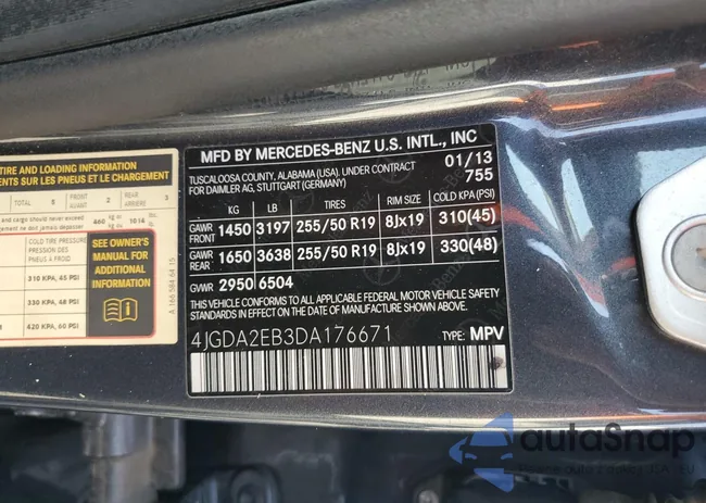 4JGDA2EB3DA176671: 84074275