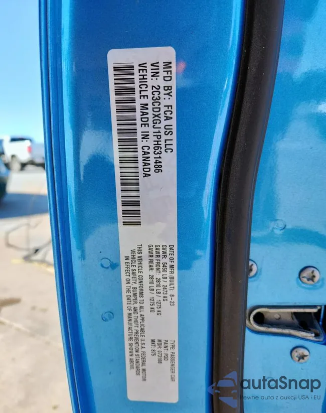 2C3CDXGJ1PH631486: 90645765