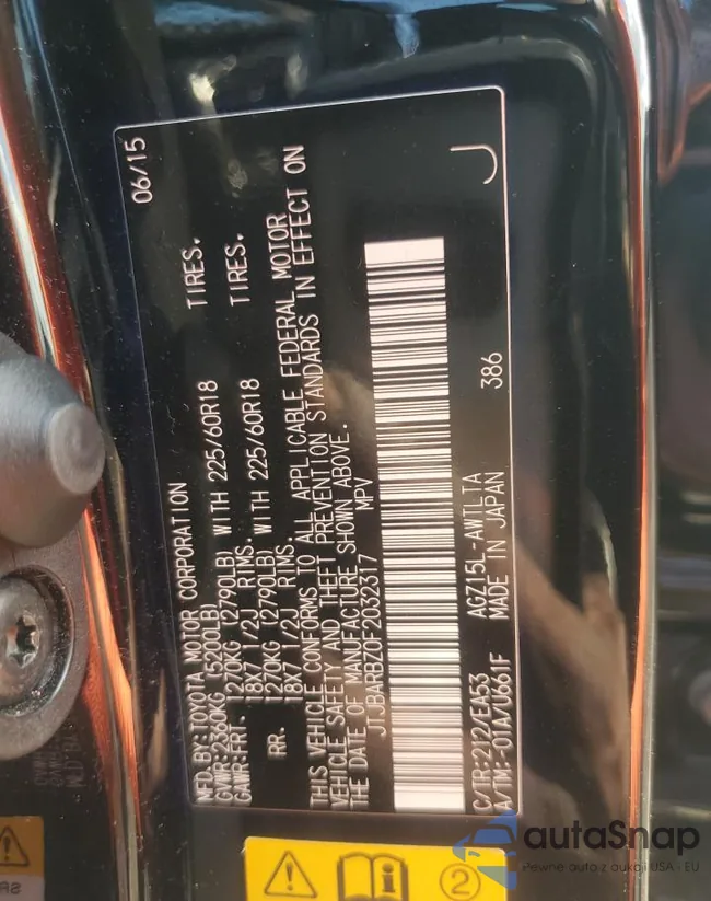 JTJBARBZ0F2032317: 81366235