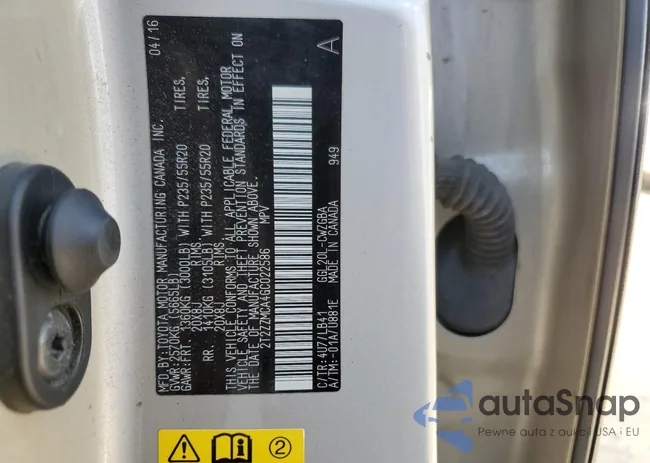 2T2ZZMCA4GC022586: 89566775