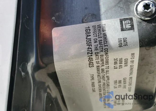 1G8AJ55F47Z148423: 90609275