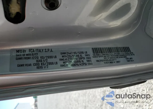 ZFBERFBB9J6K48777: 90361125