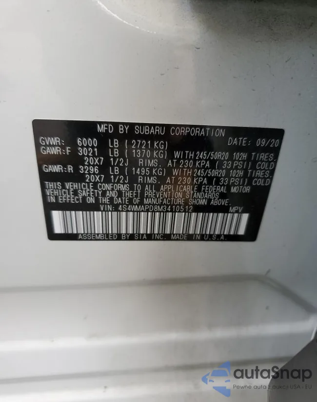 4S4WMAPD8M3410512: 82461735