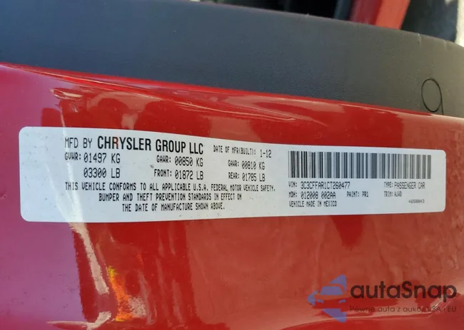 3C3CFFAR1CT260477: 86729455