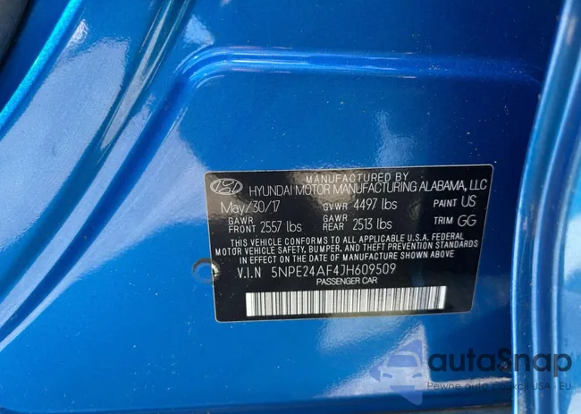 5NPE24AF4JH609509: 90923715