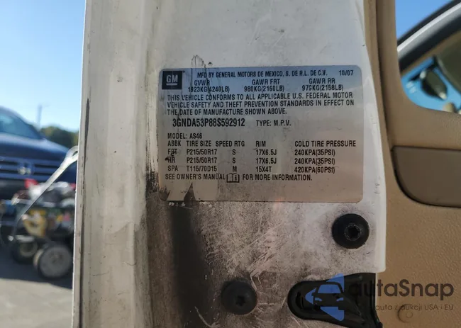 3GNDA53P88S592912: 86260715