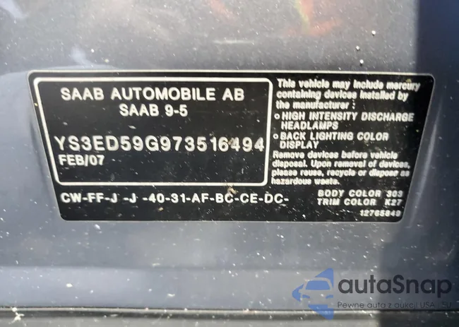 YS3ED59G973516494: 82582755