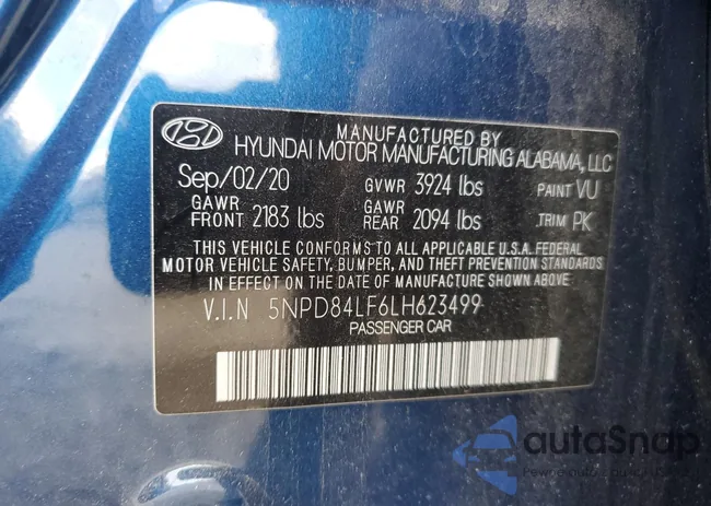 5NPD84LF6LH623499: 90131355