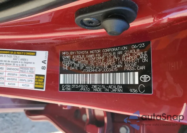 JTDBDMHE4PJ003475: 90458375