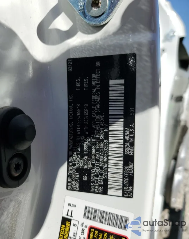 5TDBZRBH6MS532958: 81881405