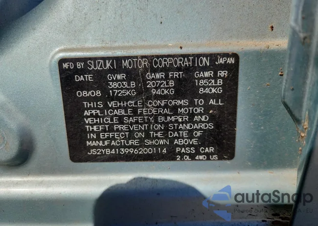 JS2YB413996200114: 86304405