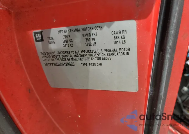 1G1YY25U965129006: 85502295