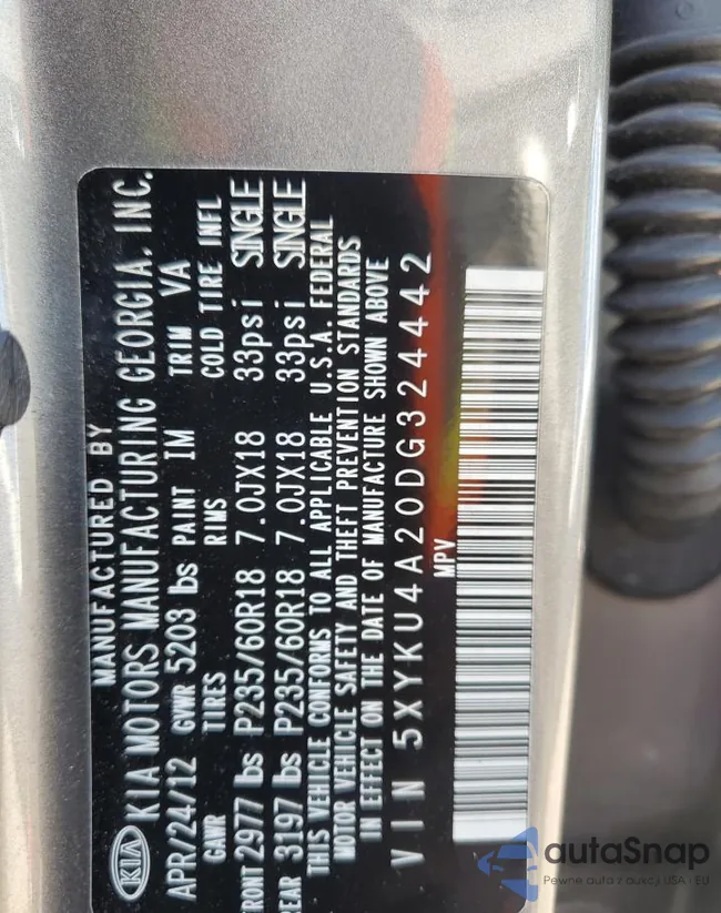 5XYKU4A20DG324442: 86854675