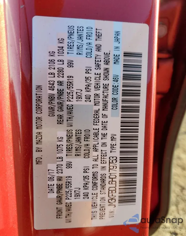 JM3KFBDL6H0179753: 84751815