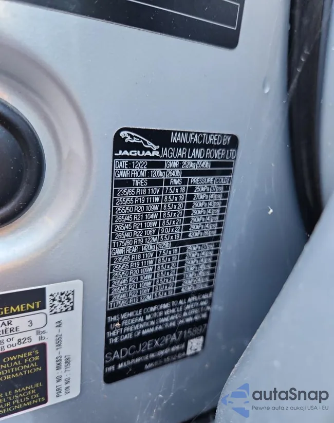 SADCJ2EX2PA715897: 87376695