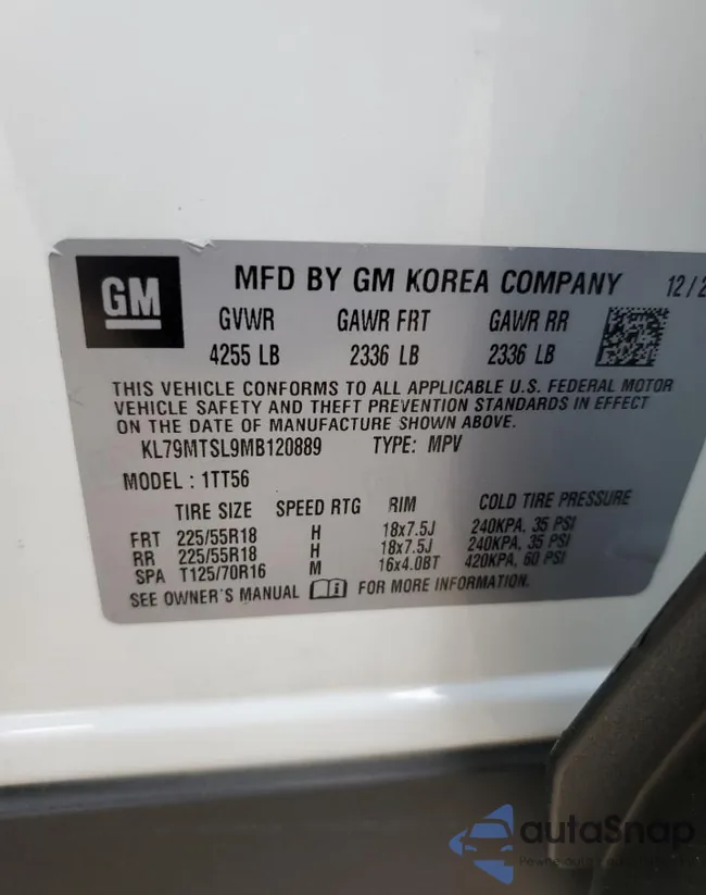 KL79MTSL9MB120889: 90260805