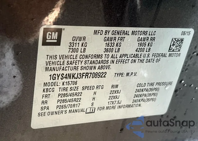 1GYS4NKJ3FR708922: 90539155