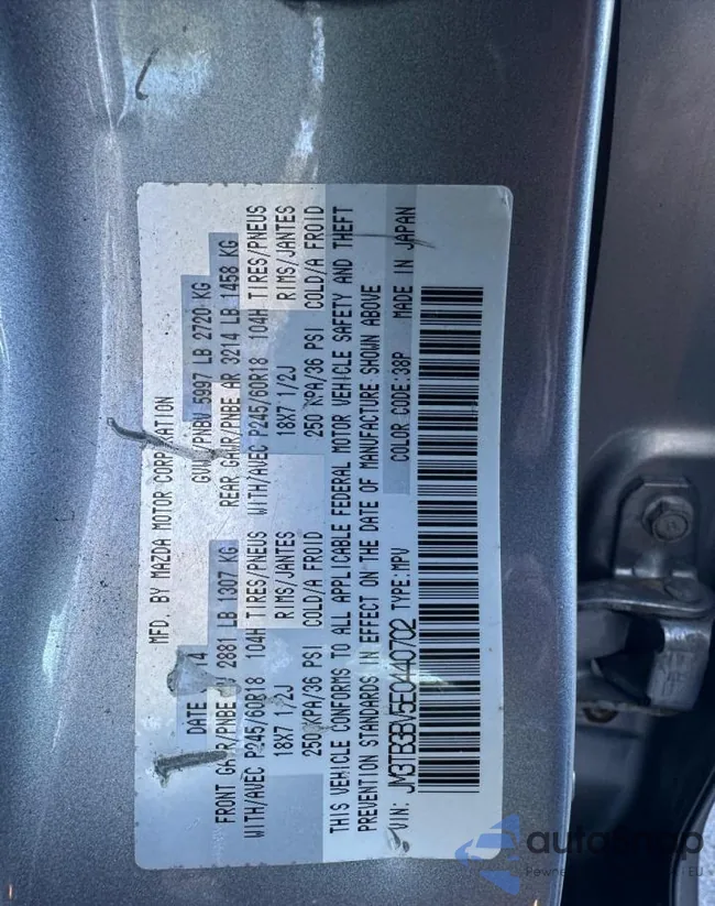 JM3TB3BV5E0440702: 86467305