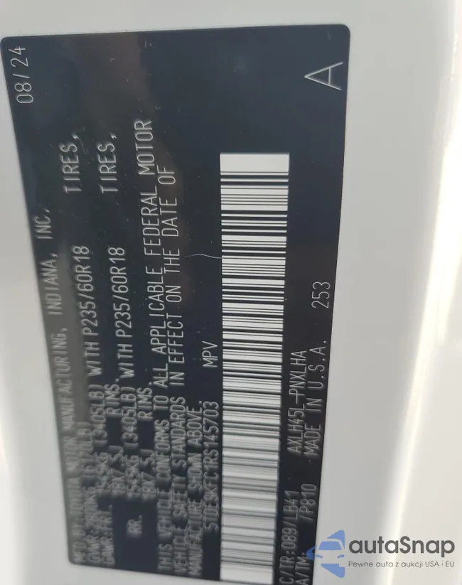 5TDESKFC1RS145703: 86789005