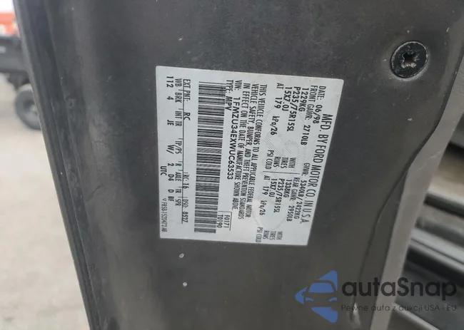 1FMZU35P9WUB58658: 90348945