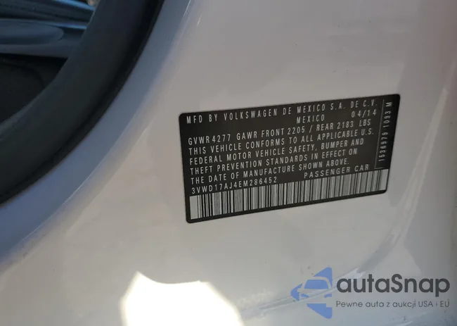 3VWD17AJ4EM286452: 90295925