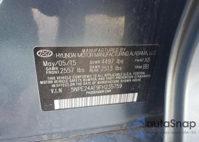 5NPE24AF9FH235759: 90500225