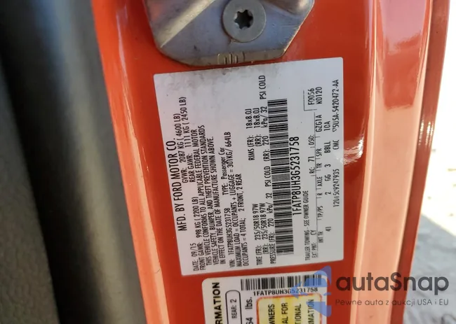 1FATP8UH3G5231758: 86769445