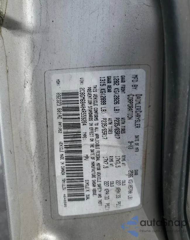 2C8GM68404R559264: 87293545