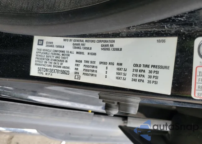 5GTDN13EX78150623: 89702025