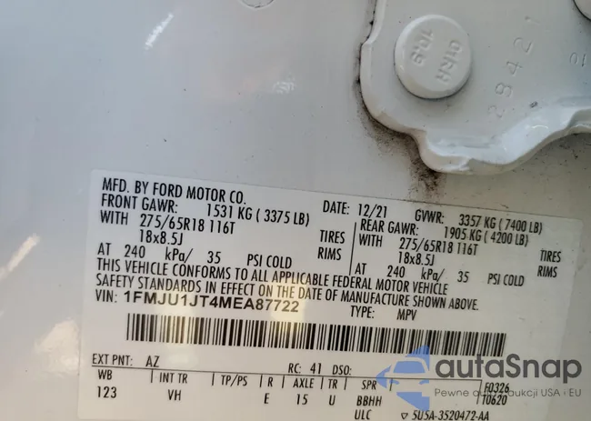 1FMJU1JT4MEA87722: 85306625