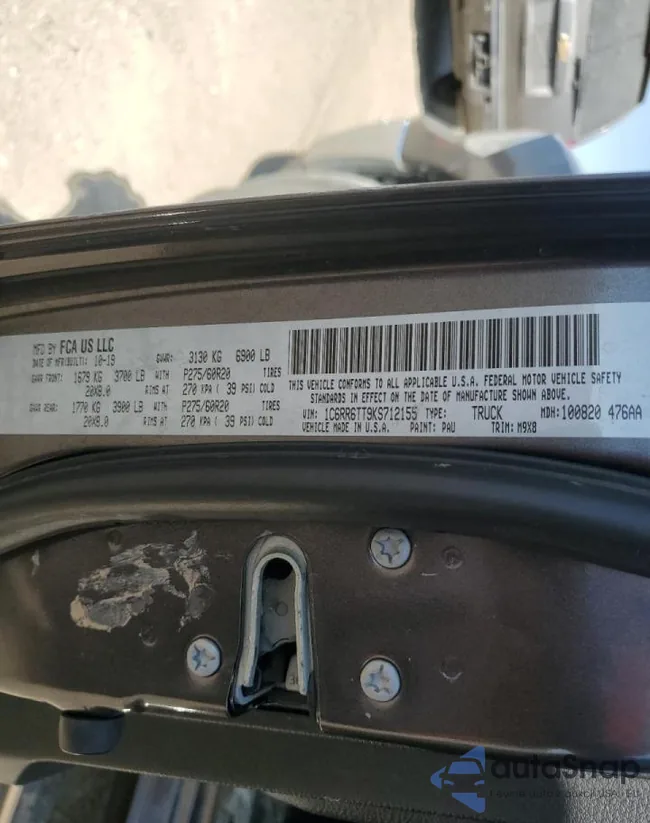 1C6RR6TT9KS712155: 87460645