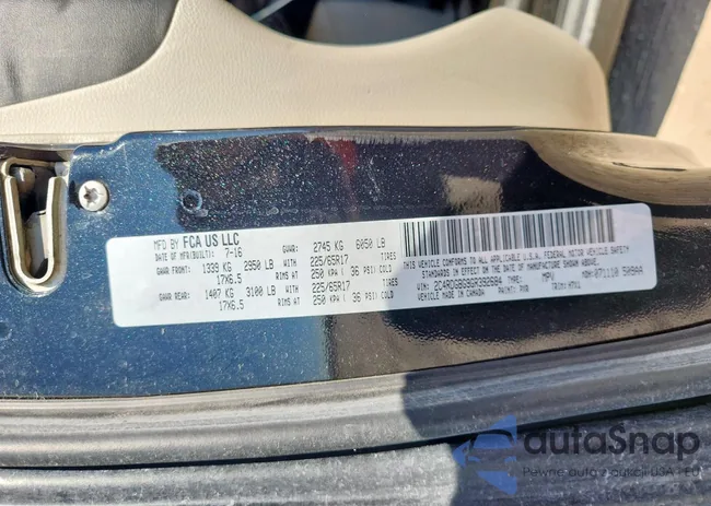 2C4RDGBG9GR392684: 86127985