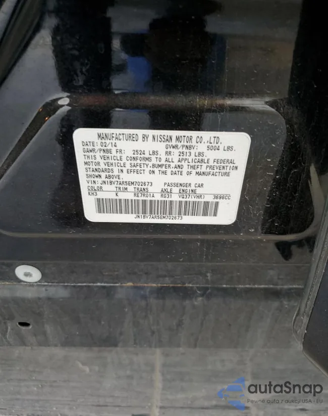 JN1BV7AR5EM702673: 87451645