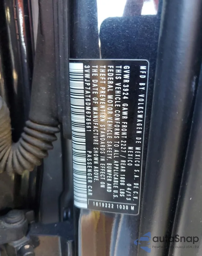 3VWJP7AT6DM678561: 87472595