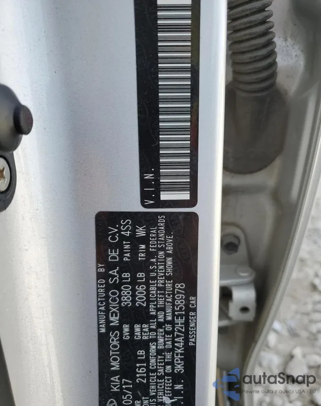 3KPFK4A72HE158978: 87079015