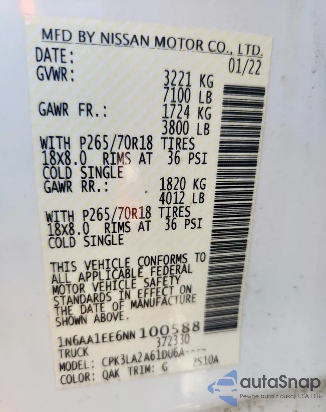 1N6AA1EE6NN100588: 85831235