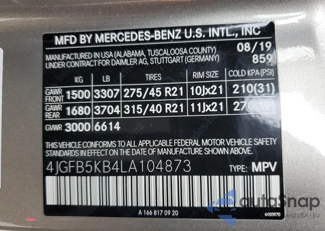 4JGFB5KB4LA104873: 90140965