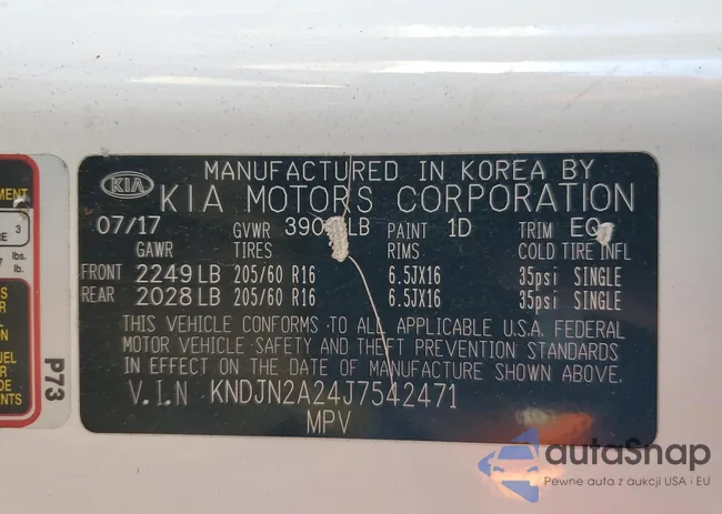 KNDJN2A24J7542471: 85882335