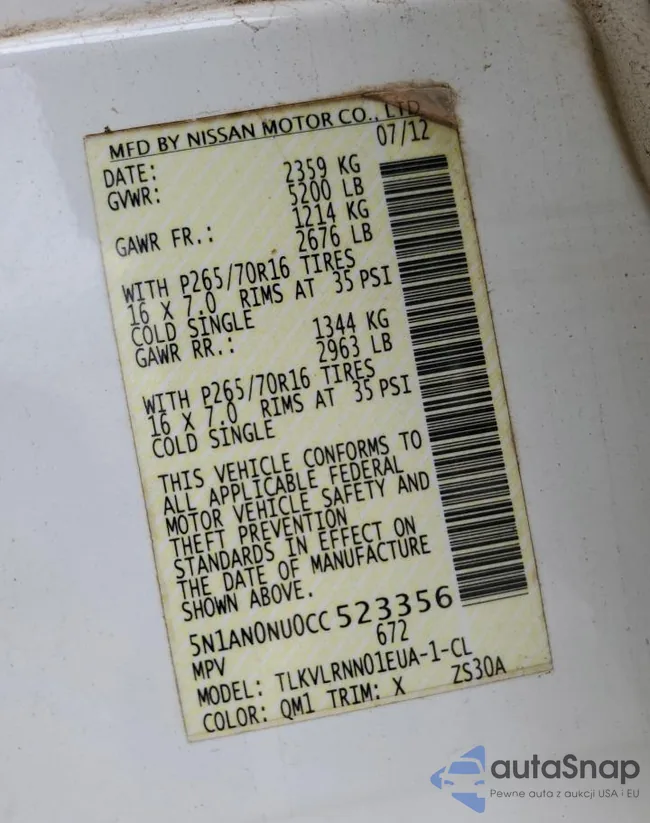 5N1AN0NU0CC523356: 82213695