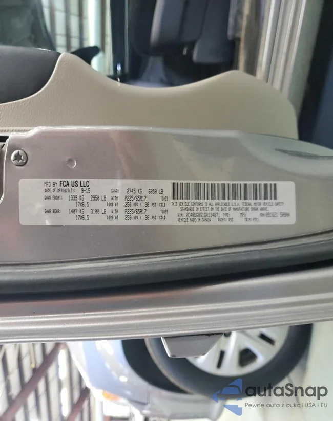 2C4RDGBG1GR134871: 86408685