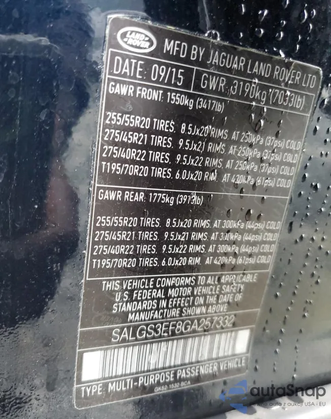 SALGS3EF8GA257332: 89902895