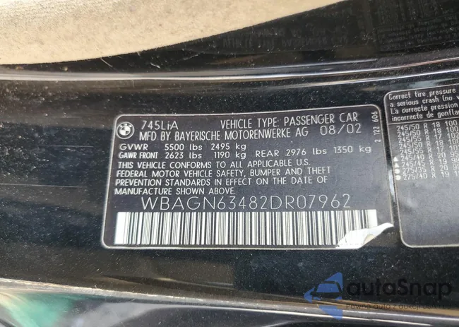 WBAGN63482DR07962: 89796955