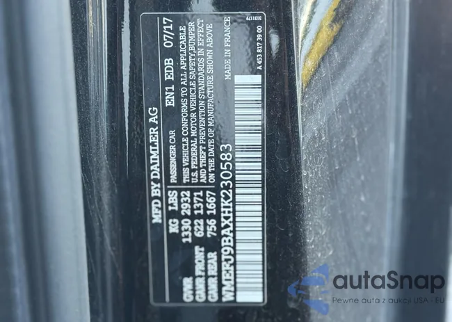 WMEFJ9BAXHK230583: 90947865