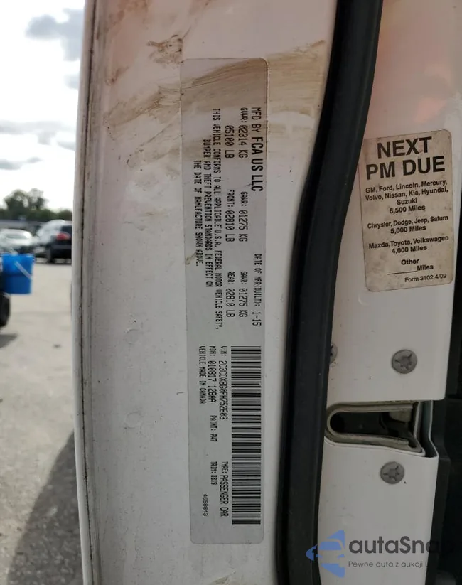 2C3CDXBG0FH752603: 82490885