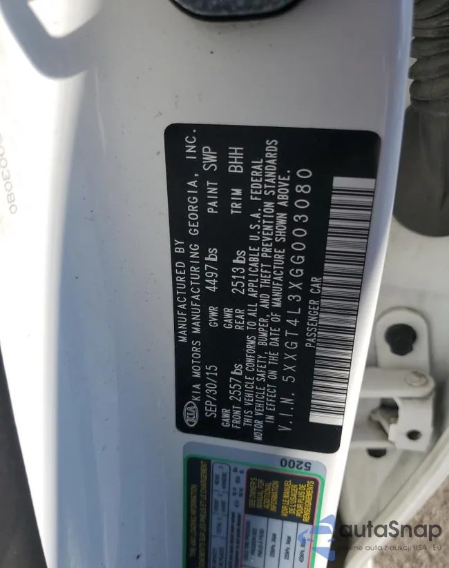 5XXGT4L3XGG003080: 90342465