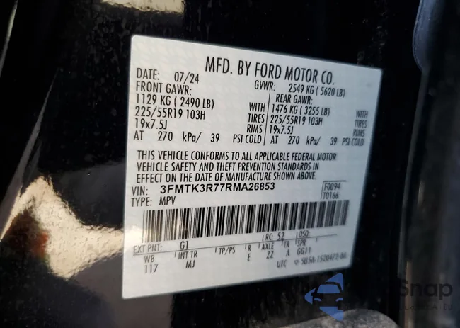 3FMTK3R77RMA26853: 82748465