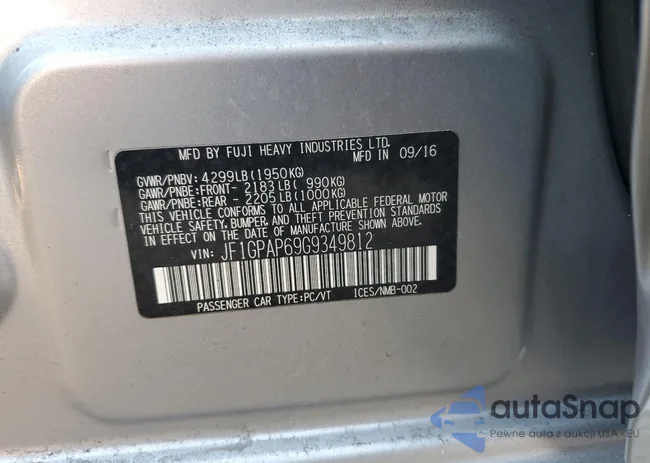 JF1GPAP69G9349812: 90870805