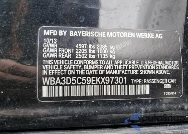WBA3D5C59EKX97301: 85705915
