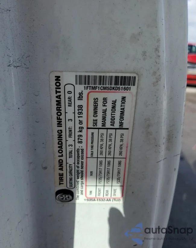1FTMF1CM5DKD51601: 82204595