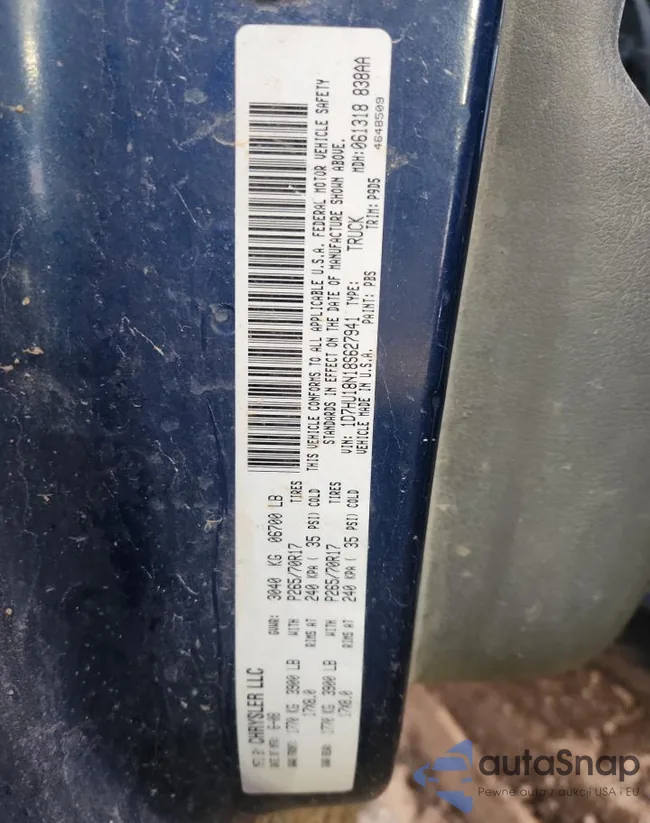 1D7HU18N18S627941: 87294405